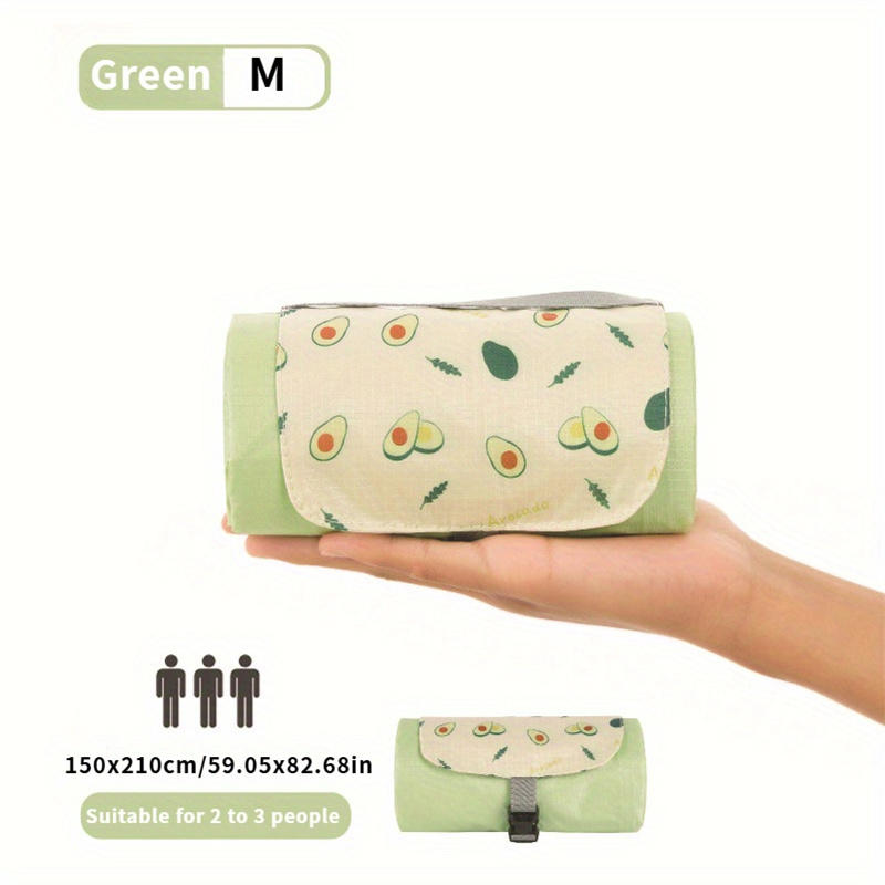 1 шт. Очень большой плед для пикника, складной уличный плед, коврик для пикника, подходит для ползания в помещении, парка, пляжа, кемпинга, пеших прогулок, дорожный плед