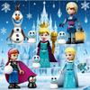 5 шт./комплект Серия FROZEN Принцесса Эльза Мини Фигма 66006-66010 Строительные Блоки Модель Игрушки, предназначенные для Детей Игрушка