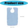 Adjustable Waterproof Terry Cloth Bibs Large Feeding Apron and Burping Cloths for Home or Care Facilities