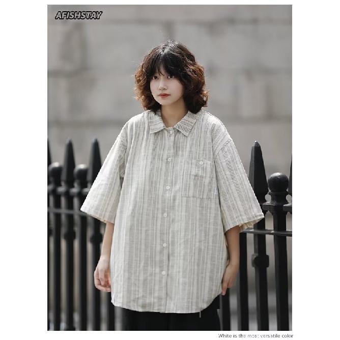 Новая ретро-рубашка для летней мужской одежды, свободный и нишевый дизайн для студентов, забавный мужской топ для верхней одежды