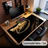 American Football Theme Custom Mouse Pad Personalized With Name Text Customized Desk Mat For Office Home Decor