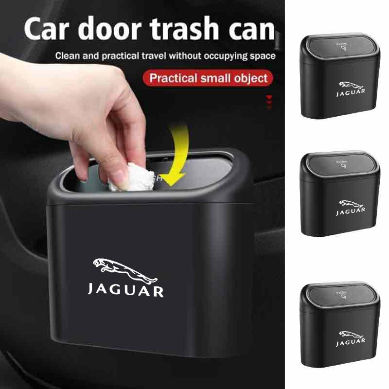 Car Door Trash Can Garbage Case Waste Tools Storage Box Accessories For Jaguar XF XJ XFR XKR S-Type F-Type X-Type F-Pace I-Pace SS2