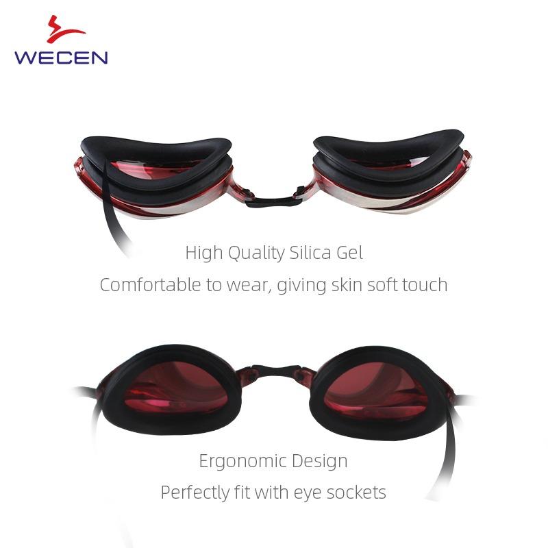 Professional Adult Racing Swimming Goggles with Anti-Fog & UV Protection Features