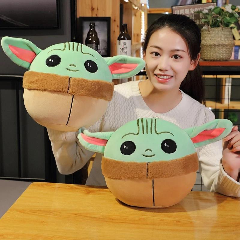 10/20cm Kawaii Plush Baby Yoda Anime Cartoon Stuffed Toys Figure Doll Kawaii Stuffed Toys Cute Gifts For Boys Girls