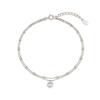 Silver Heart Anklet Sc1769