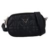 GUESS Edita Мини-сумка-камера QG962574 Стеганая Наплечная Черная Crossbody