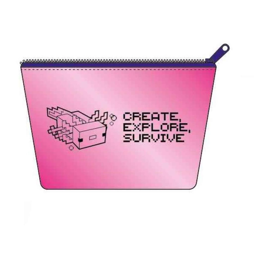 K Company Clear H100 X W165 X Ship-Shaped Pouch, Creeper, Axolotl, D40mm, MCT-FCP-UP