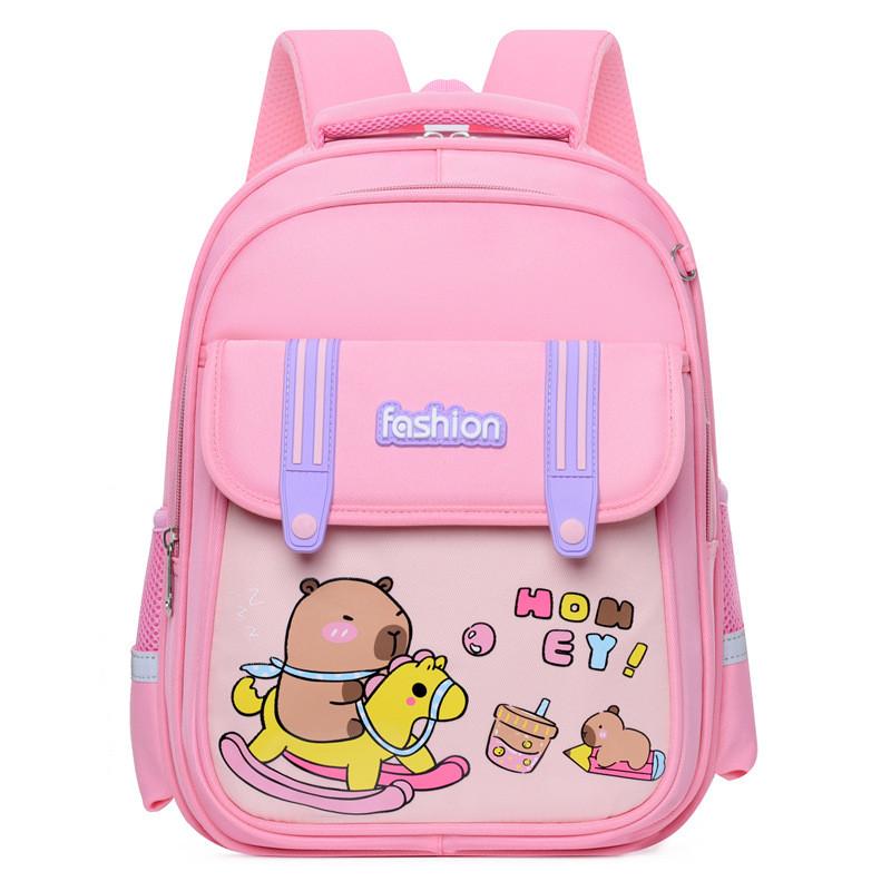 Capybara Childrens Cute Backpack For School With Comfortable Lightweight Design And Colors Fun
