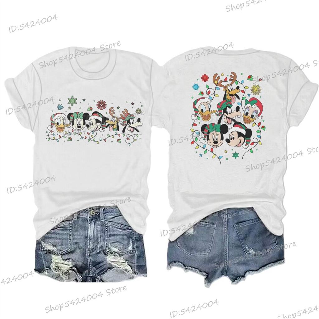 Christmas Mickey Mouse Shirt Mickey Friend Christmas TShirt Merry Christmas Women Men Tshirts