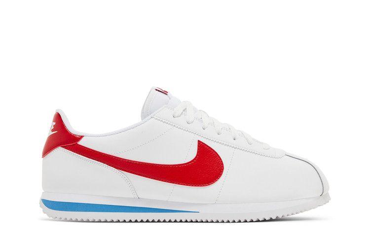 Мужские кроссовки Nike Cortez Форрест Гамп (2024) Белый/Университетский красный-Игровой синий