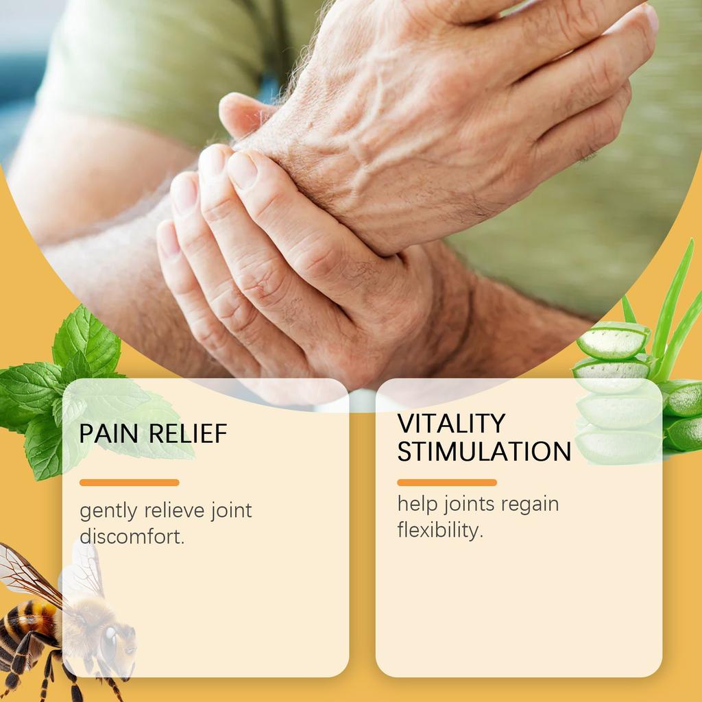 Крем для лечения боли в суставах питает кости и успокаивает суставы рук и ног, уменьшая боль в суставах и дискомфорт в мышцах. Для наружного применения.