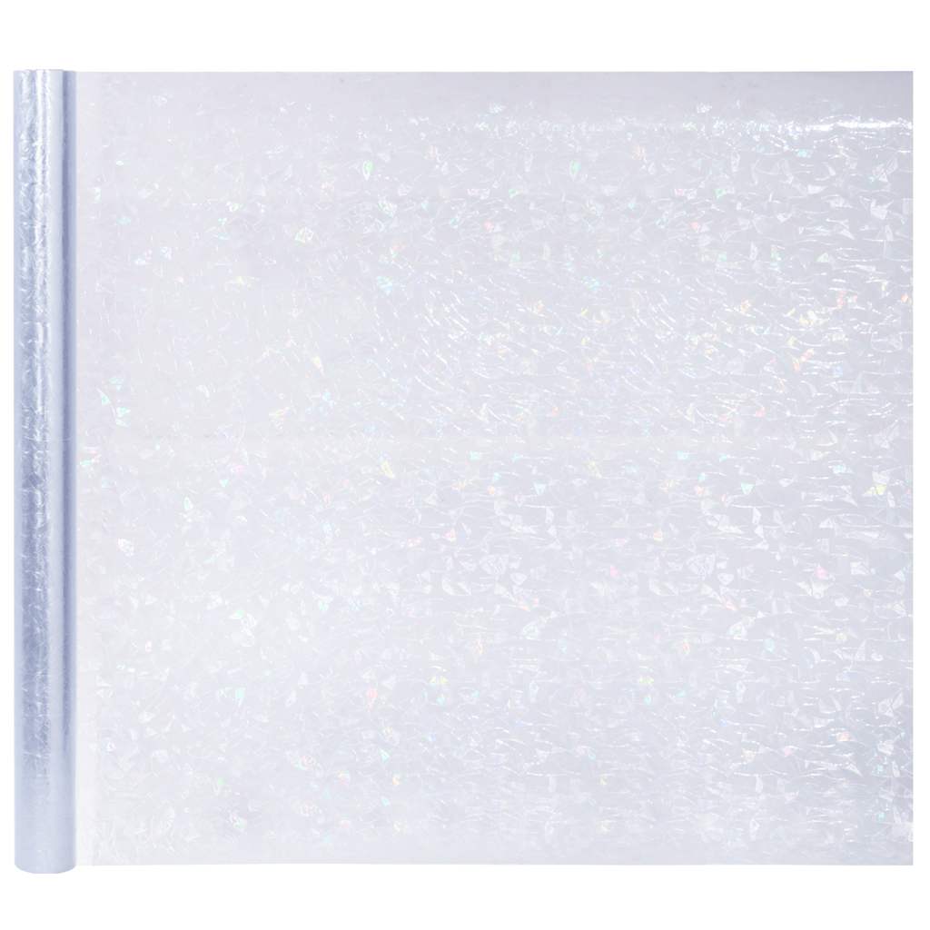 Window Films 5 pcs Matte 3D Rainbow Pattern PVC