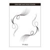 Челка Сломанные волосы Тату-наклейка Детские волосы Тату Линия роста волос Парик Наклейка Виски Край Наклейка
