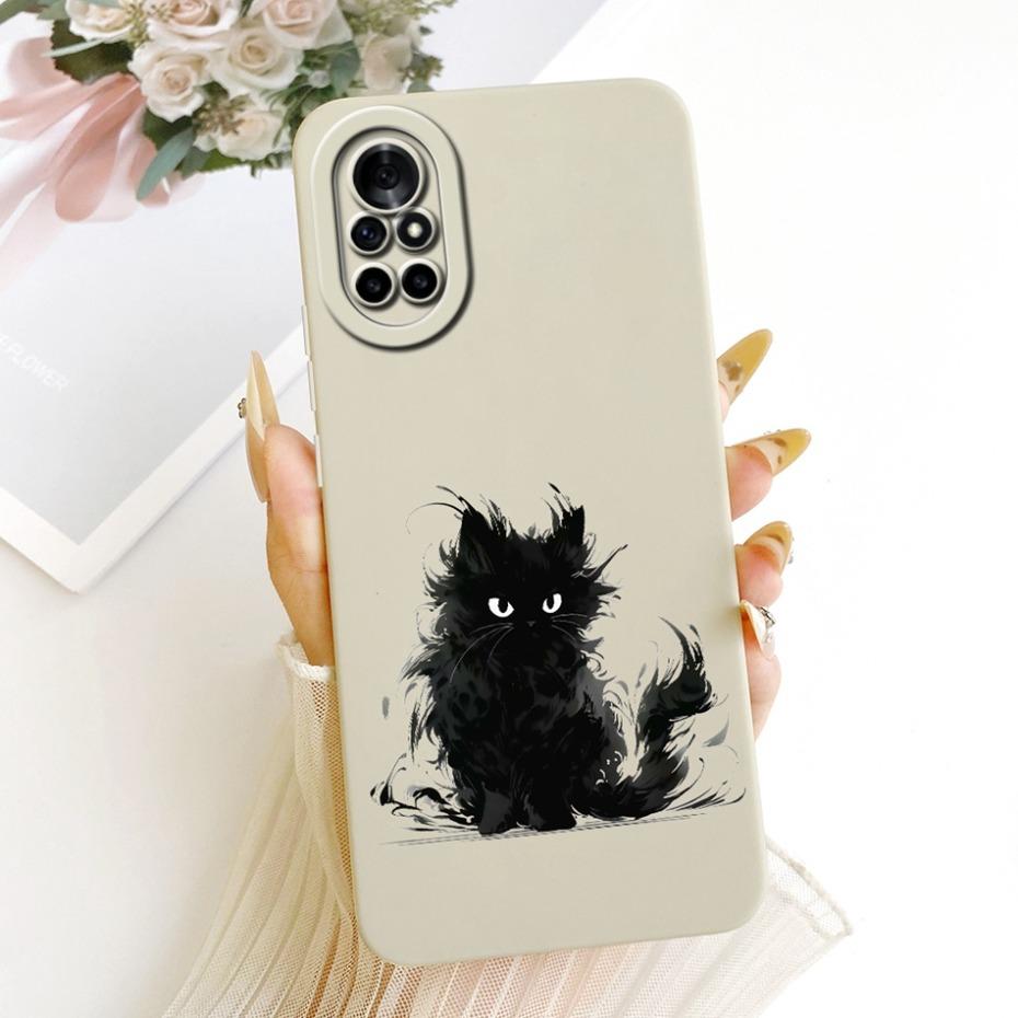 Cute Printed Phone Case For Huawei Nova 8 8i Soft Silicone Shockproof Cases For Huawei Nova8 Nova8i Covers Bumpers
