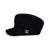 VARZAR VA Square Studded Wool Sailor Cap Black