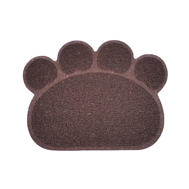 Pet Meal Mat Non-Slip Footprints Cat Litter Mat Cat Mats Cats Mats Pvc Cat Toilet Mats Pet Supplies ADM