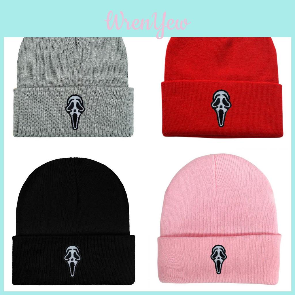Acrylic Beanie Hat With Embroidery For Men Women Windproof Warmth Ideal For Fall Winter Use