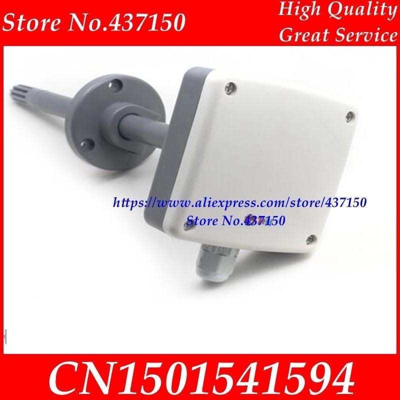 duct temperature and humidity transmitter sensor 4-20mA pipeline type 0-5V air conditioner 0- 10V RS485 output