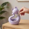 Unique Gift for Cat Lovers Shape 3D Printed Storage Tray, Matte Finish Decorative Desktop Small Item Holder Desk Durable PLA Ornament Bedroom Dressing