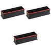 Set of 3 24cm Genroku Chopstick Case Toothpick Black Vermilion X X Chopstick ABS Setomonohonpo [A] (with Holder) Rim, [32 10.5 8cm] Case, Resin,