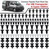 Bumper Push Pin Rivets Car Door Trim Panel Clips Roof Boot Splash Guards Fastener Fixings Kit 120X For VW Transporter T4 T5 T6