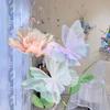 Big Size 3D Butterfly Decoration 50cm Large Artificial Butterfly  Valentines Day