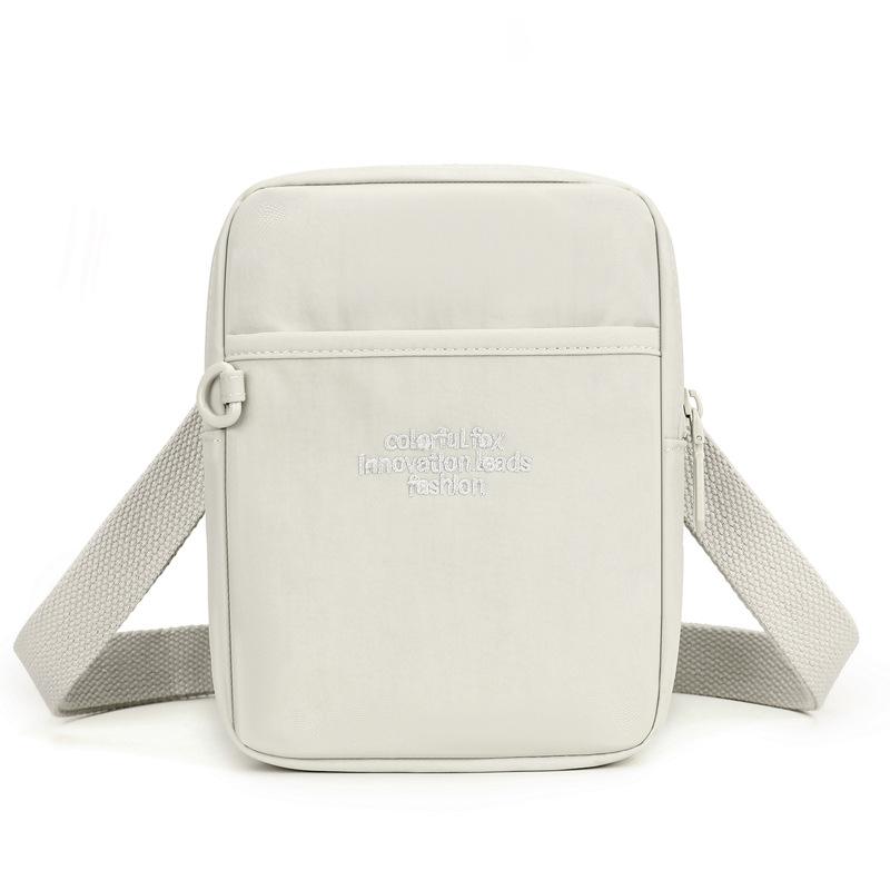 Летняя сумка-мессенджер маленькая портативная сумка для мобильного телефона с большим экраном простая и универсальная маленькая сумка для прогулок нейлон