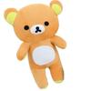 20/35 см Кавайная плюшевая игрушка коричневый медведь Мультяшный милый длинный плюшевый медведь Подушка для сна Подарок на день рождения для девушки