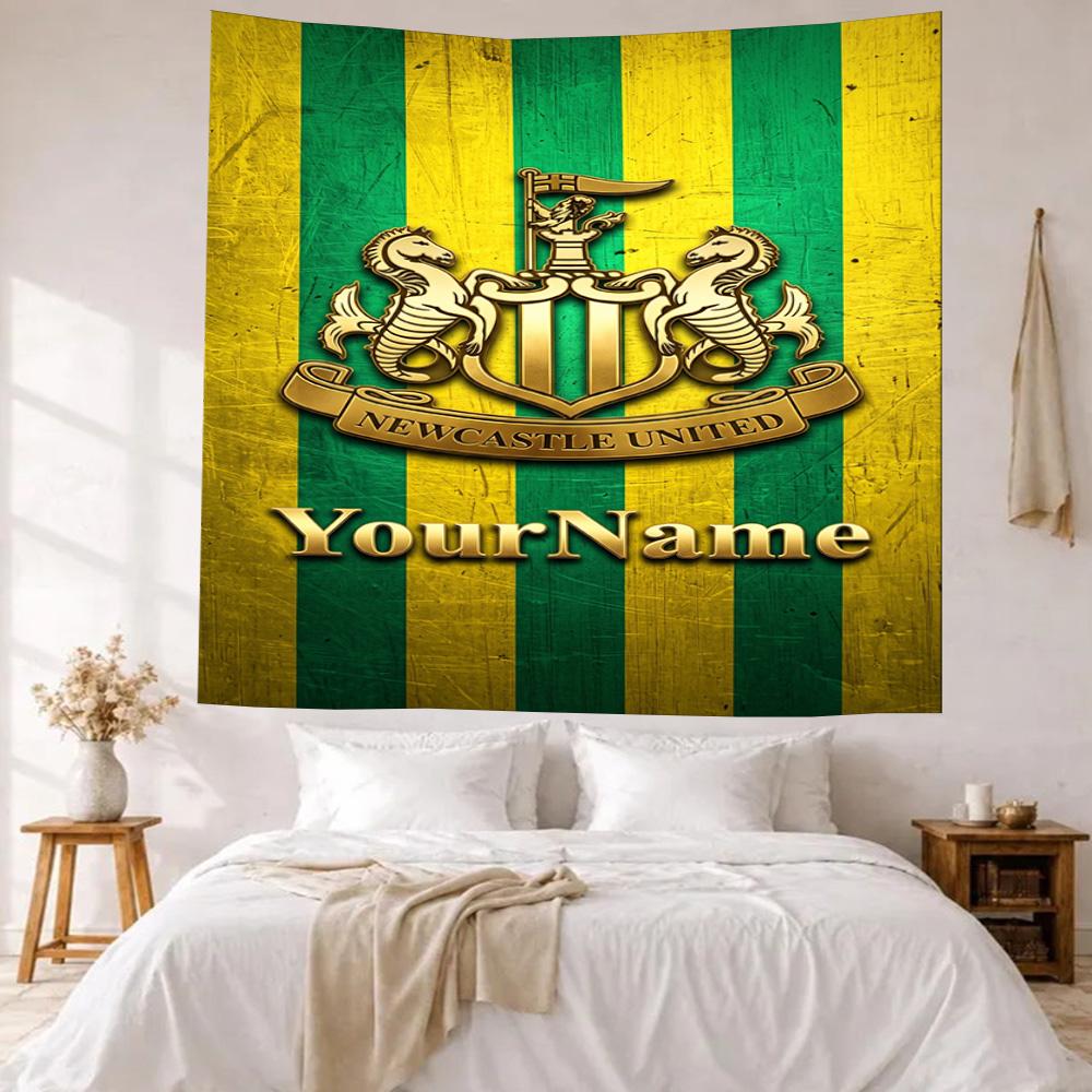 Newcastle Custom Your Name Wall Decor Tapestry Art For Pet Memorial Birthdaywedding Party Backdrop Family Gift