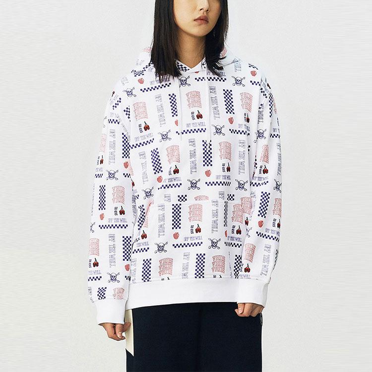 Vans Sweatshirts Unisex White Hooded Moderate Regular VN0A4UTVZH3
