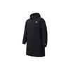 Solid Color Zipper Hooded Long Sleeve Down Jacket Men Outerwear Basic-Black 952341904-1