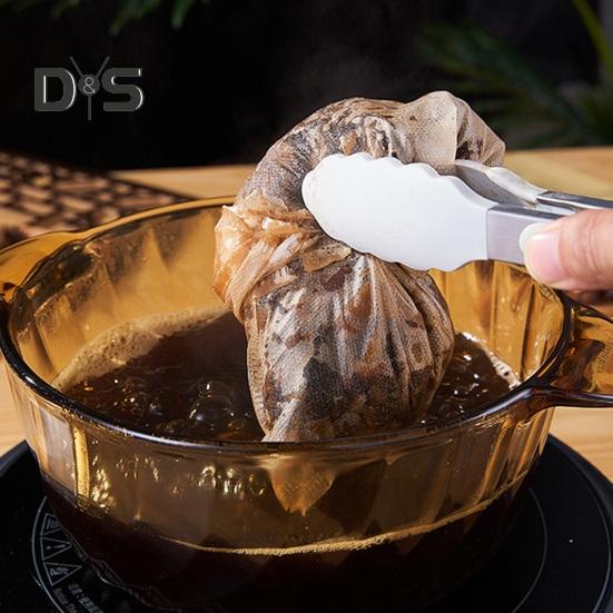 100 шт., портативные пакеты для диффузора чая, без BPA, практичные чайные травяные приправы, пустые фильтр-пакеты