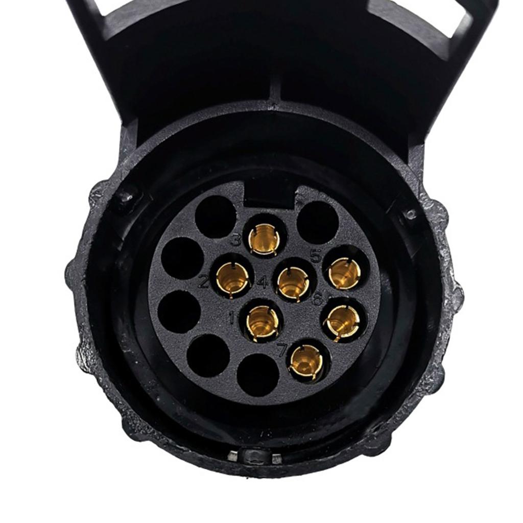 Car Caravan Accessories 7 Pin To 13 Pin Plug Adapter Trailer Connector 12V Towbar Towing Waterproof Plugs Socket Adapter