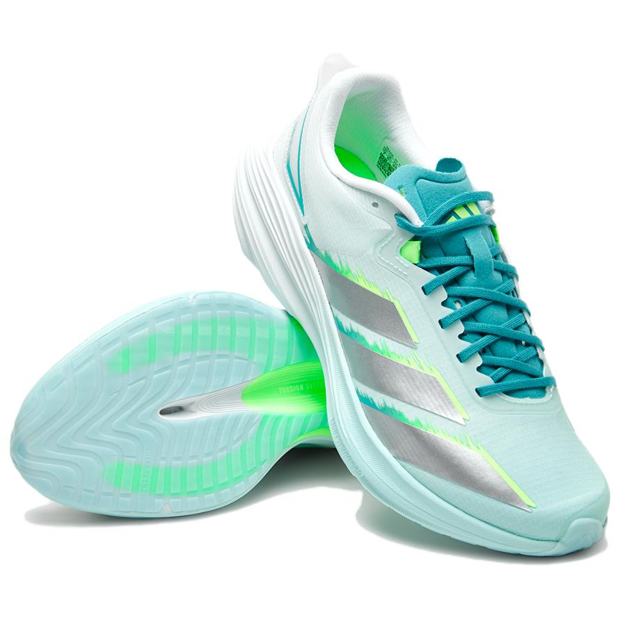 adidas Ether Lite 1.5 Удобные Универсальные Повседневные Беговые Кроссовки Унисекс Кеды Светло-Голубой Зеленый KH6047