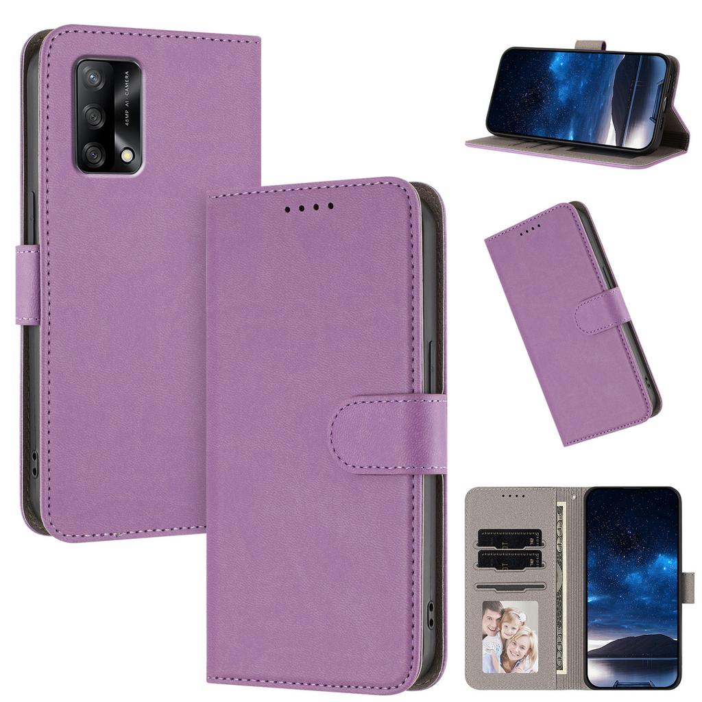 Классический чехол-книжка из магнитной кожи для Oppo A74 A54 A94 A73 A93 A15 A16 A16S A55 A53S A15S A56 A92 A72 A52 4G 5G
