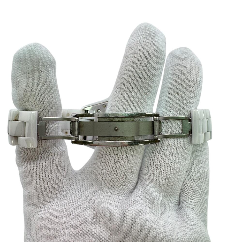 CHANEL Limited to 2000 Blue light Stainless Steel J12 H3826 Watches white Stainless Steel Women Used