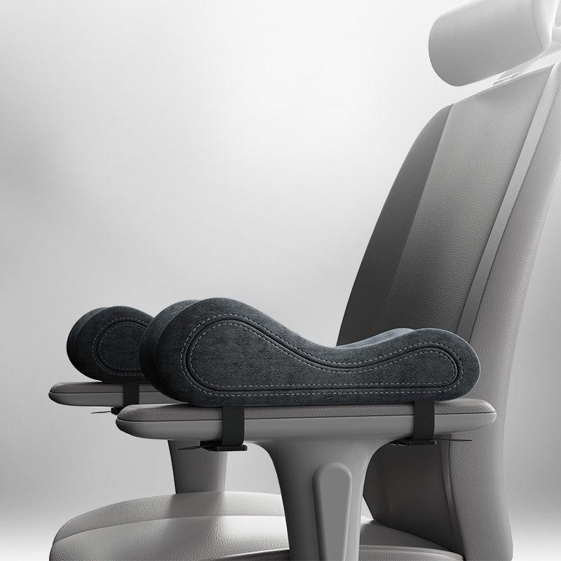 1 пара подлокотников для стула с эффектом памяти из хлопка, подушка для подлокотника компьютерного кресла, подушка для снятия давления на локти и предплечья для домашнего офиса