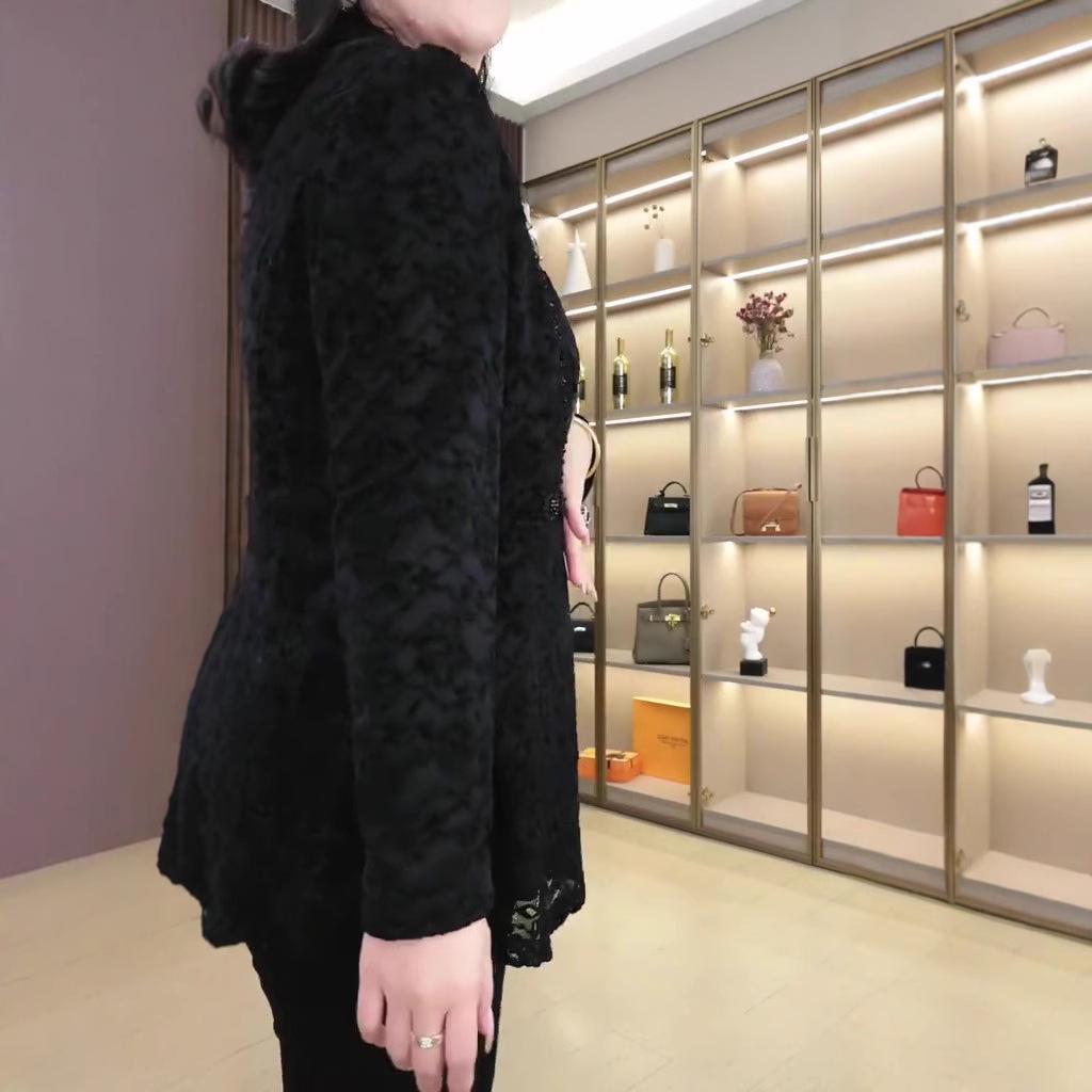 Весна/Лето 2025 Блузка Бабочка из Кружева Большого Размера для Женщин