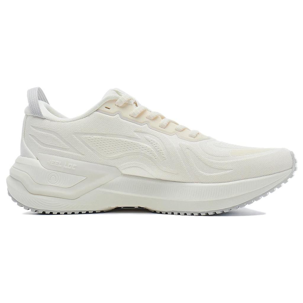 Li Ning Yue Ying 3.0 Round Toe Comfortable Shock Absorbing Non-Slip Low-Top Running Shoes Women Sneaker White ARHT020-11
