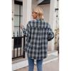 Autumn and Winter Casual Fashion Spicy Girl Loose Plaid Women's Blouses & Shirts