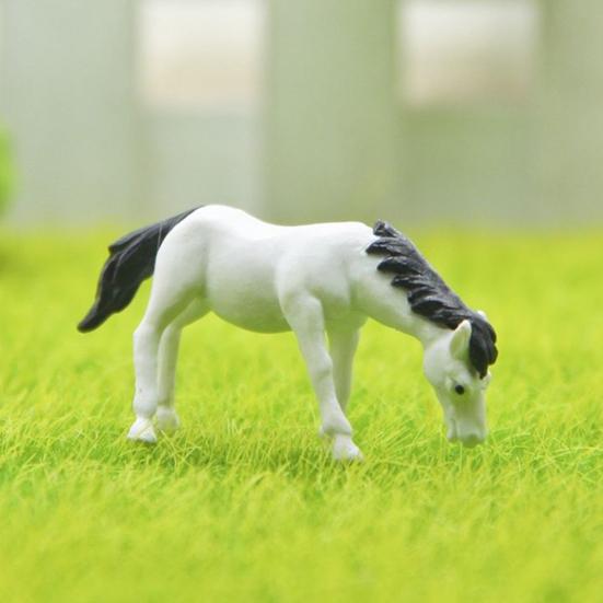 2шт миниатюрные сказочные садовые лошади животные микро ландшафтный дизайн DIY Декор украшения