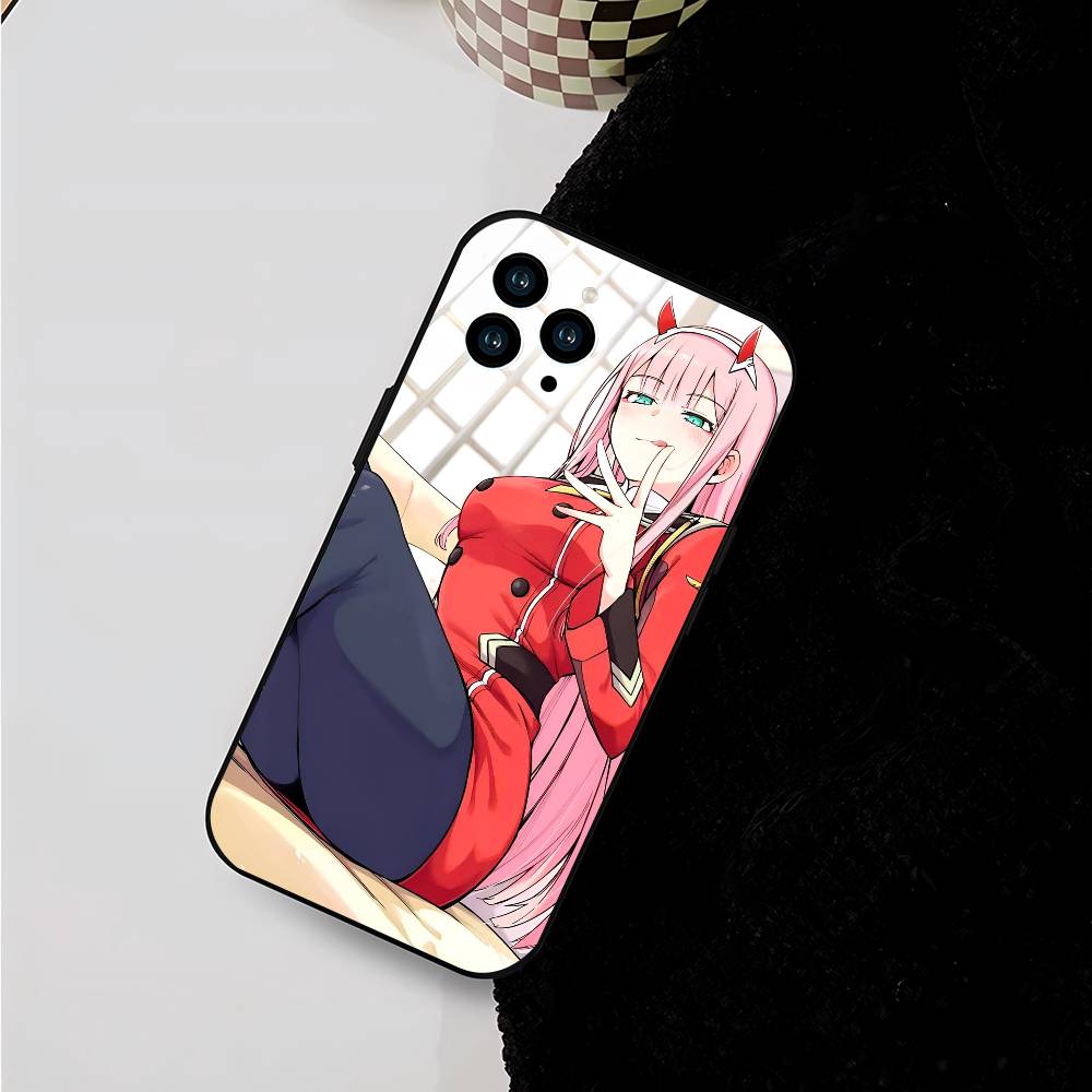 Аниме Девушка Ноль Два Для iPhone 17 Air 16 Pro Max 15 14 13 Чехол на все устройство Защита от ударов MagSafe Чехол