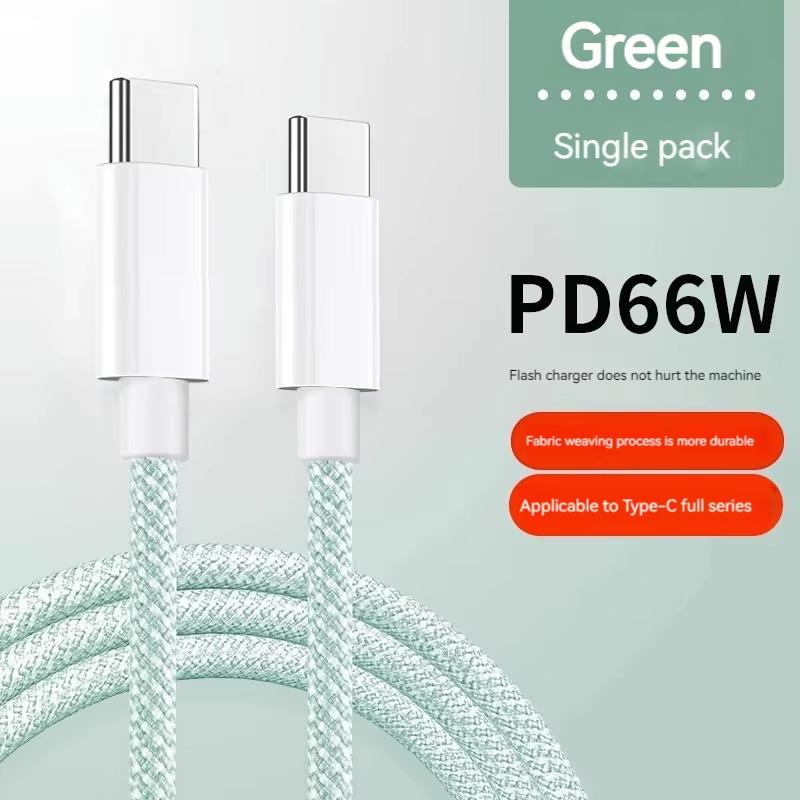 1M 1.5M 2M USB-C на Type C цветной кабель для 15 Pro Max PD 60W быстрая зарядка для Xiaomi Samsung плетение кабель аксессуары