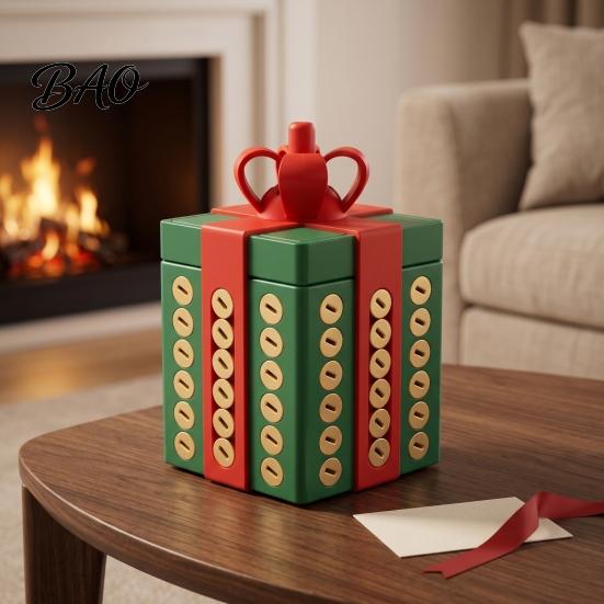 Puzzle Gift Box Annoying Prank Box, 3D Printed Reusable Cash & Card Unique Small Item Storage Holder, Hilarious Challenge Funny Surprise for Birthday