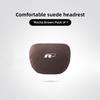 Car Suede Headrest Seat Neck Pillow Head Support For VW Tiguan Arteon Taigo ED13 Caddy CC e-up Golf Polo Passat Jetta Amarok Hub Cap