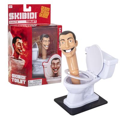 Серия 2 Коллекционных Фигурок Skibidi Toilet Deluxe, Сенсация YouTube Анимации, Официально Лицензированный Мерч Skibidi Toilet, Вероятно Белый