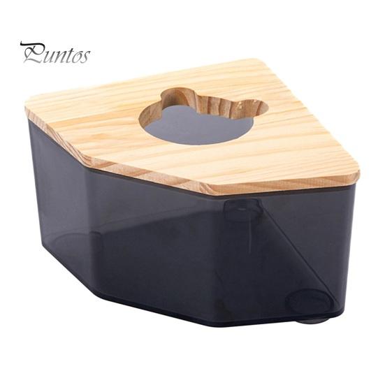 Прозрачная песочница для хомяка в ванной комнате, съемный контейнер для песочной ванны для мелких животных, маленький питомец