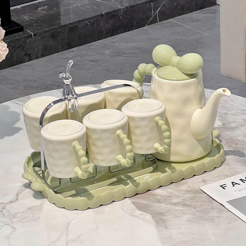Naijiang Cream Style Ceramic Drinking & Tea Set