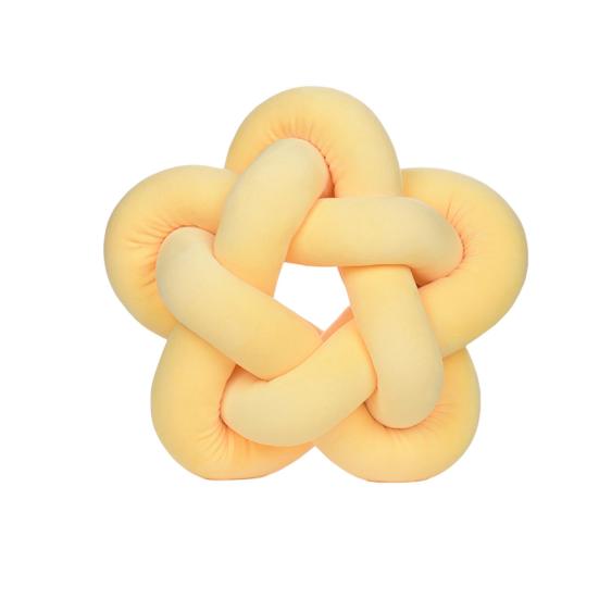 Декоративная подушка Four Seasons, снижающая стресс, эластичная, практичная INS, вязаный узел, звездообразная подушка для спинки дивана для офиса