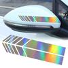 2 шт. Универсальная виниловая графическая наклейка для автомобиля, боковая наклейка на зеркало заднего вида, полосатая наклейка, наклейки для кузова автомобиля, аксессуары для стайлинга автомобиля